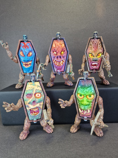 Coffin Heads Articulated Art Toy