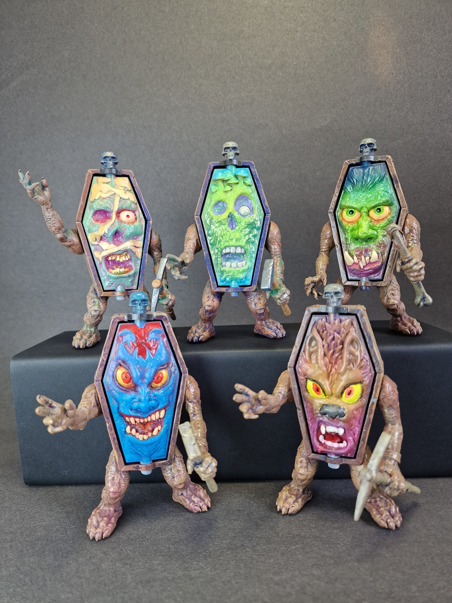 Coffin Heads Articulated Art Toy