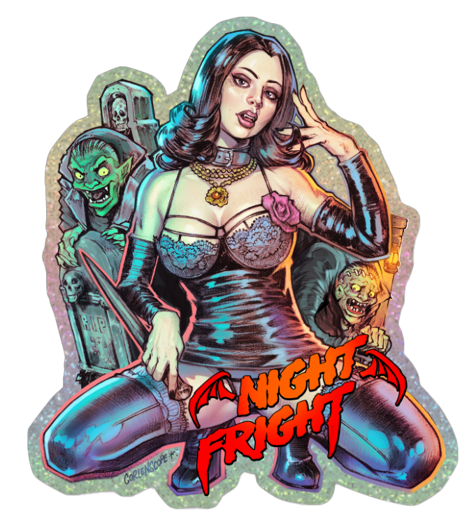 Night Fright Sticker