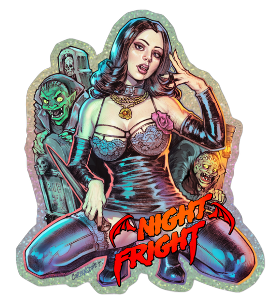 Night Fright Sticker