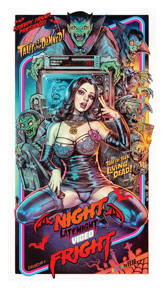 Late Night Video Poster - Night Fright