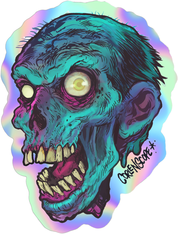 Azure Undead Sticker