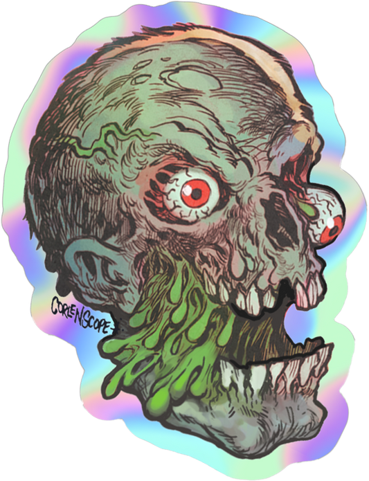 Marsh Zombie Sticker