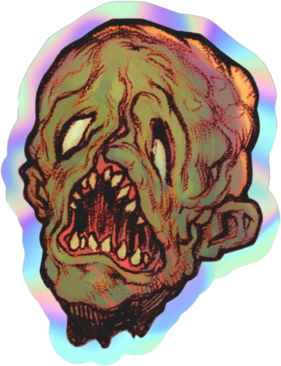 Mutant Head Sticker