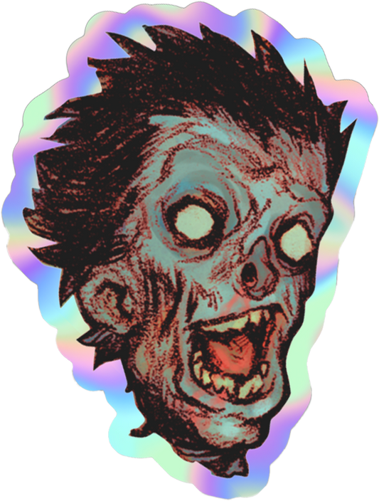 Possessed Head Sticker