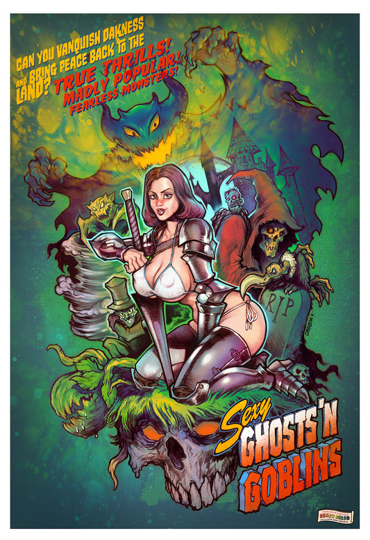 Sexy Ghosts and Goblins Poster