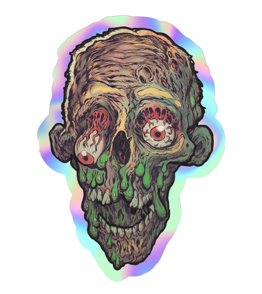 Swamp Zombie Sticker